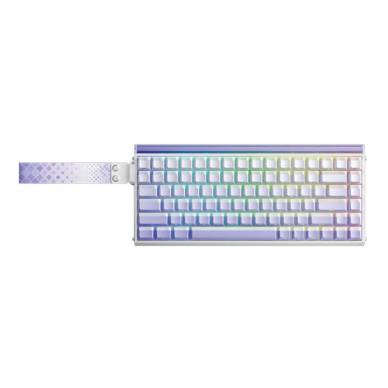 AULA HERO 84 HE Wired Mechanical Keyboard - Gradient Purple – Jade King Magnetic Switches
