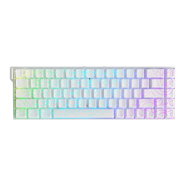 Ajazz AK680 V2 68-Key Magnetic Switch Keyboard - White
