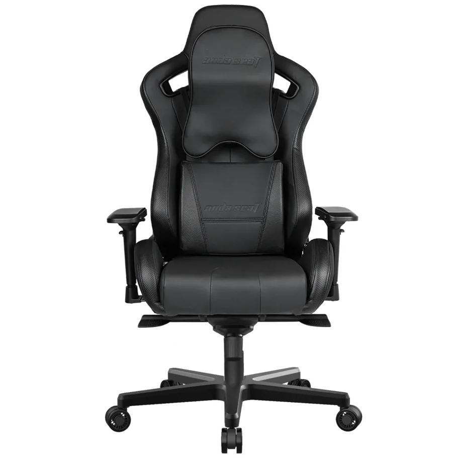 Anda Seat Kaiser 2 Pro Premium Leather Office Gaming Chair - Dark Knight Black - PakByte  