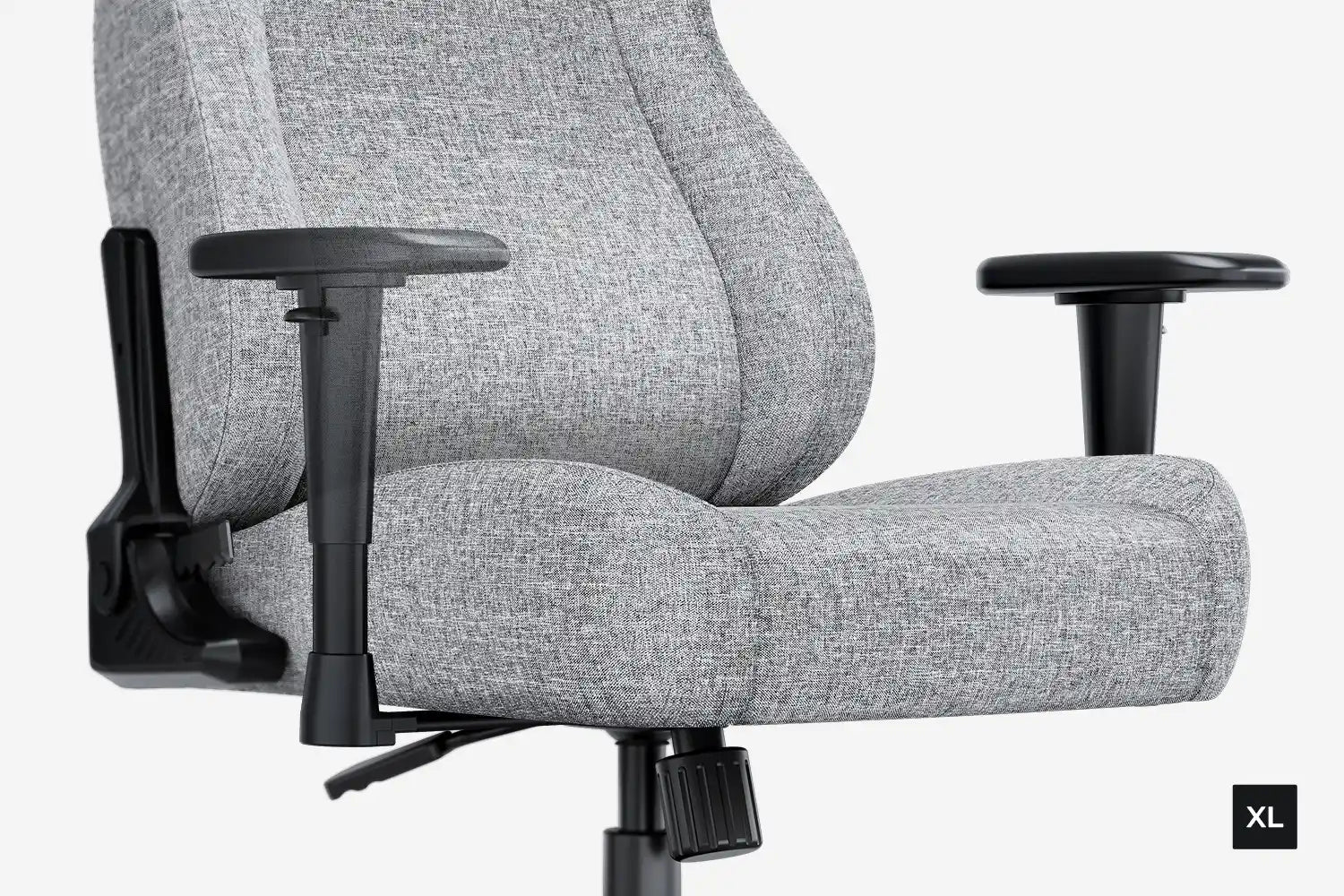 AndaSeat Novis XL Series Gaming Chair, Linen Fabric - Ash Gray - PakByte Computers  