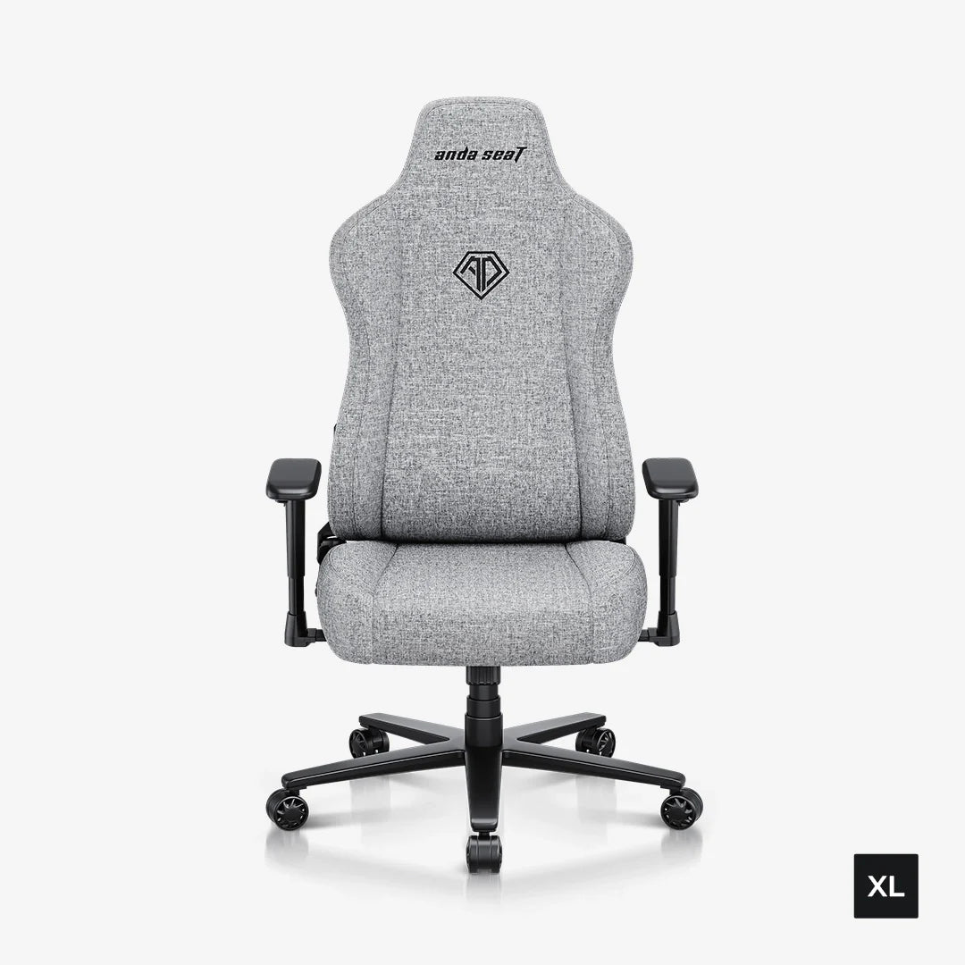 AndaSeat Novis XL Series Gaming Chair, Linen Fabric - Ash Gray - PakByte Computers  