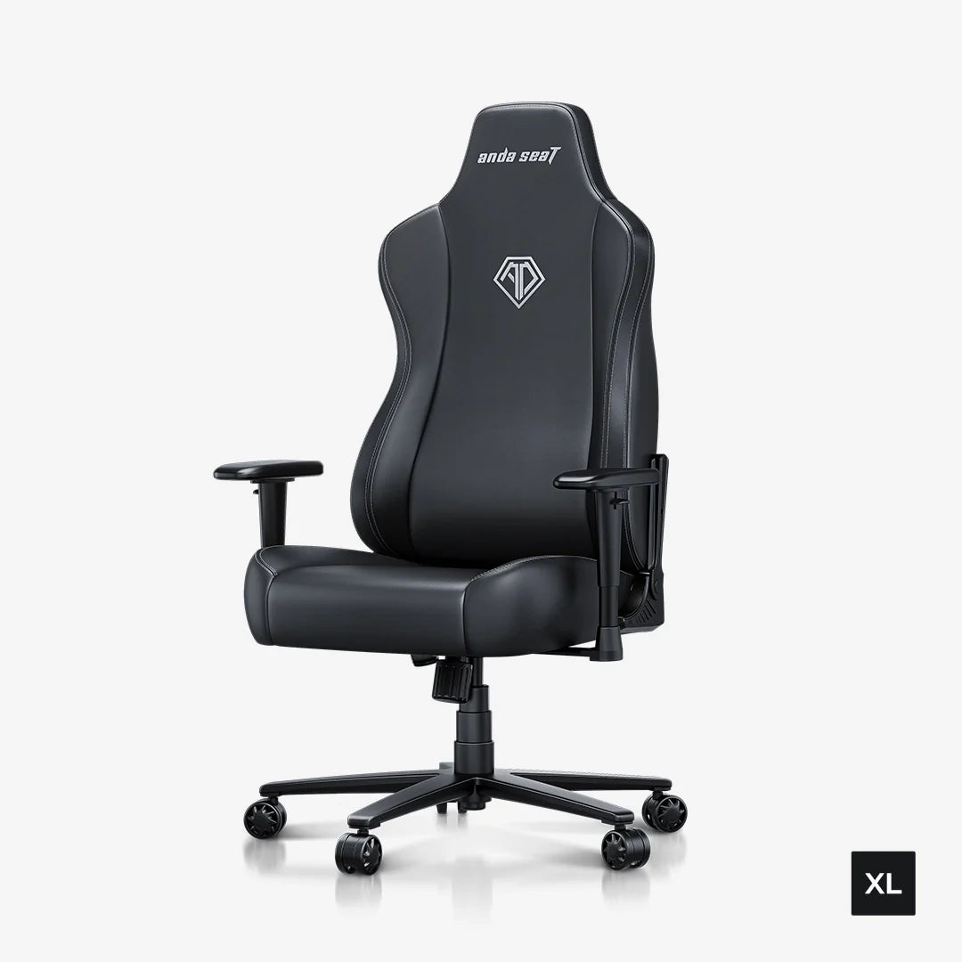 AndaSeat Novis XL Series Gaming Chair, Premium PVC Leather - Elegant Black - PakByte Computers  