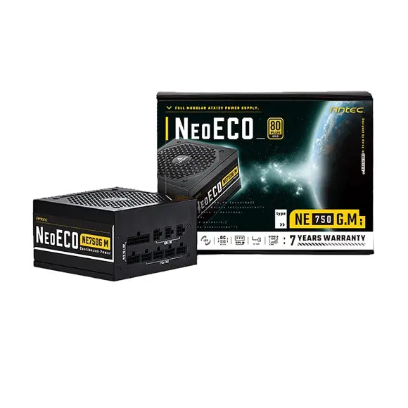 Antec NeoEco750M 750W 80 Plus Gold Full Modular Power Supply (NE750G M)
