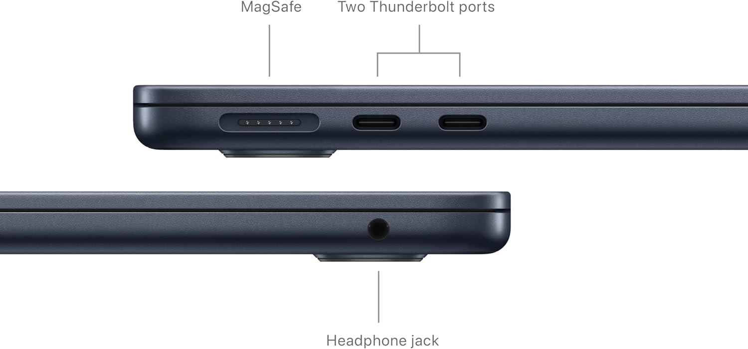 Apple 2024 MacBook Air M3 (13-inch, 8‑core CPU and 8‑core GPU, 8GB Unified Memory, 256GB) - Midnight - PakByte  