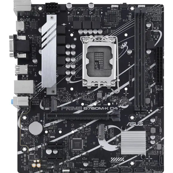 Asus Prime B760M-K D4 LGA 1700 mATX Gaming Motherboard