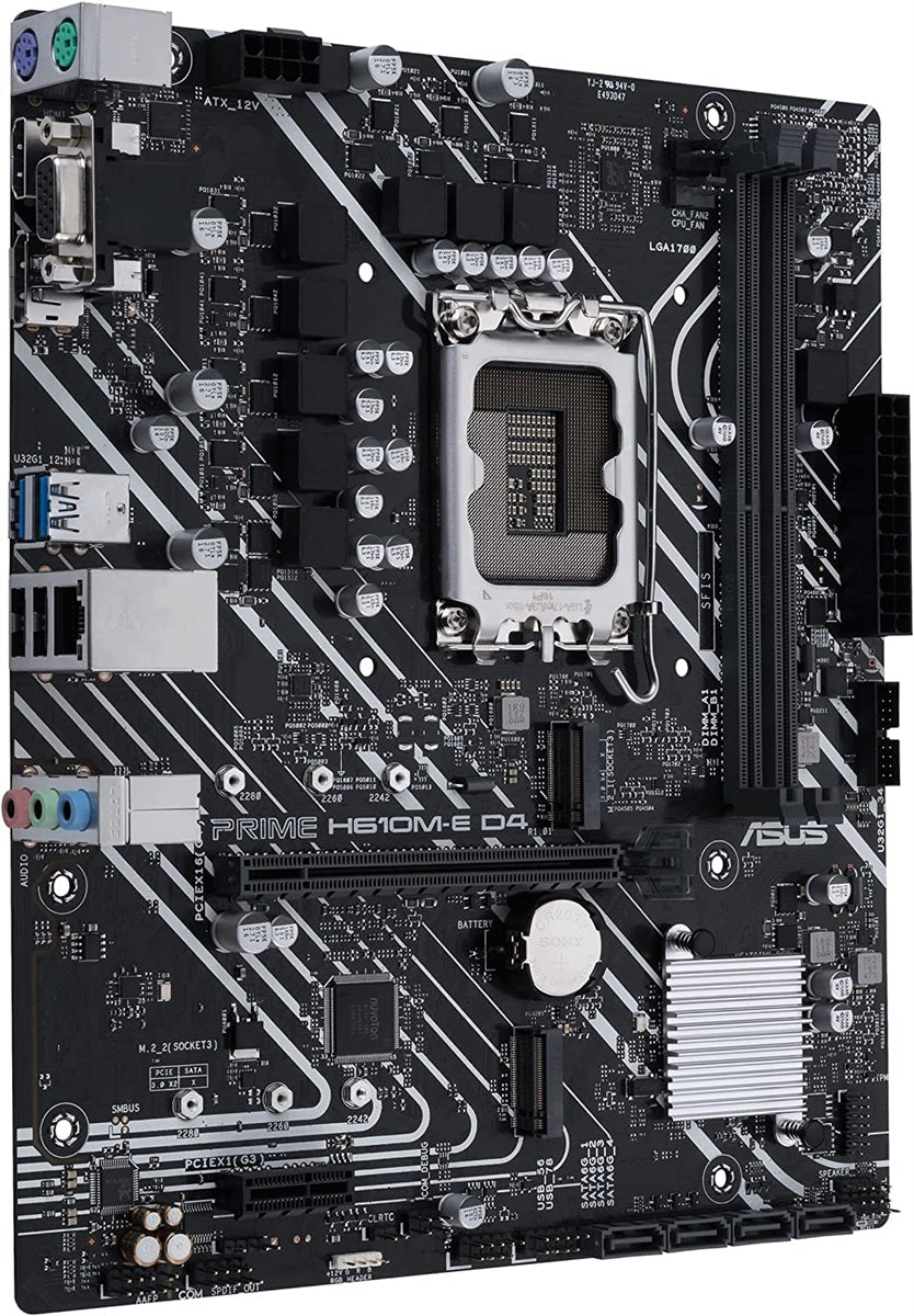Asus Prime H610M-E D4 - Intel 12th Gen microATX Motherboard