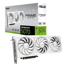 Asus Prime RTX 5070 OC Edition 12GB GDDR7 Graphics Card - White