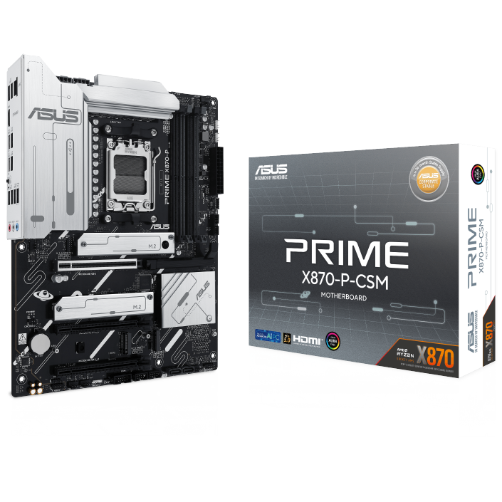 Asus Prime X870-P-CSM DDR5 AMD AM5 ATX Motherboard - PakByte Computers  