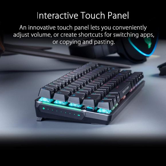 Asus ROG Falchion 65% Wireless Mechanical Gaming Keyboard - Cherry MX Switches - Linear Red - PakByte Computers 