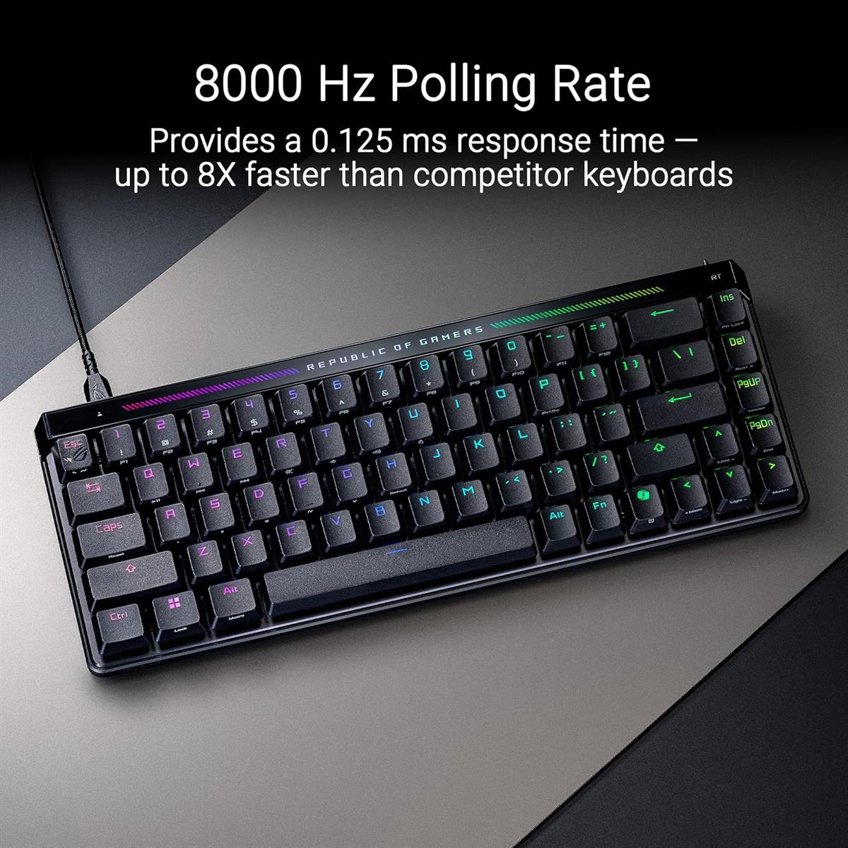 Asus Rog Falchion Ace HFX 65% Gaming Keyboard with ROG HFX Magnetic Switches - PakByte Computers  
