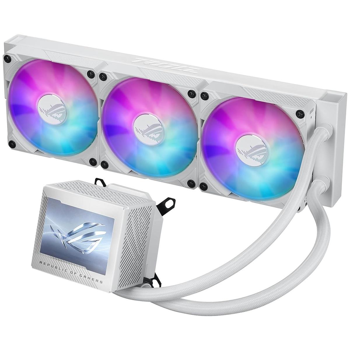 Asus Rog Ryujin III 360 ARGB AIO Liquid CPU Cooler - White - PakByte Computers  