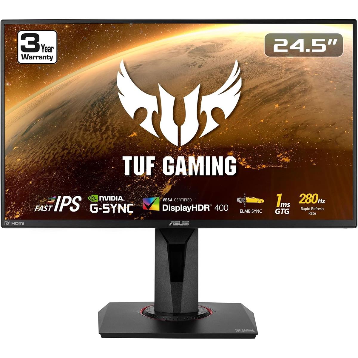 Asus Tuf Gaming VG259QM 24.5”, 280Hz FHD Monitor