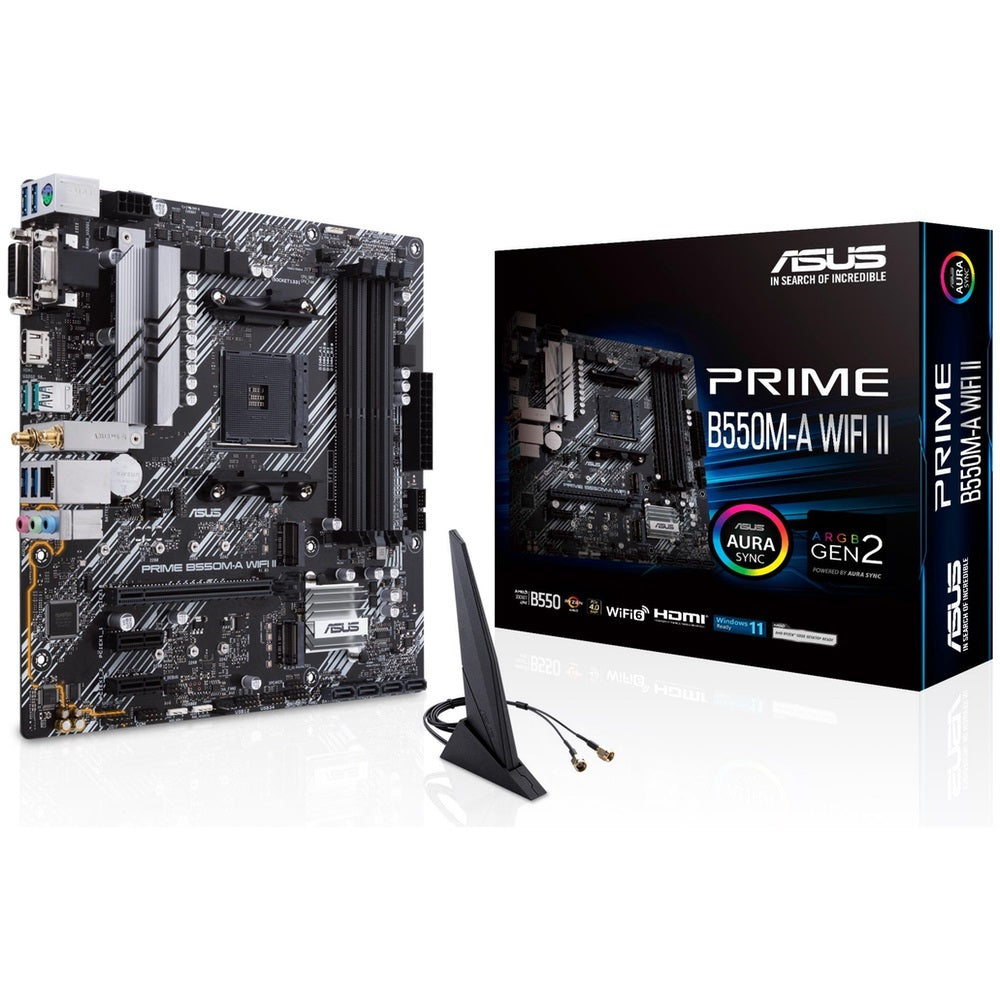 Asus Prime B550M-A WIFI II D4 AM4 AMD microATX Motherboard
