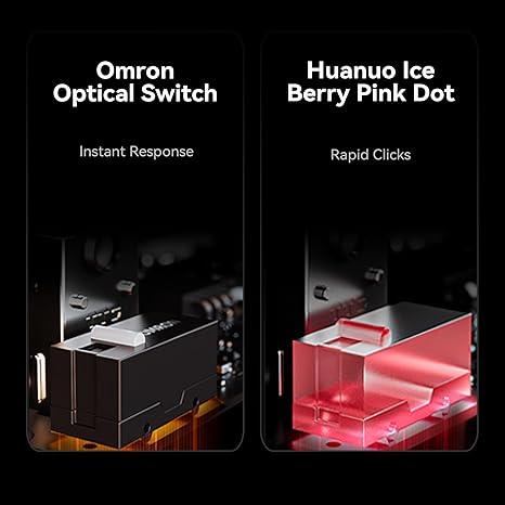 ATK Dragonfly A9 Plus Wireless Gaming Mouse - Pink