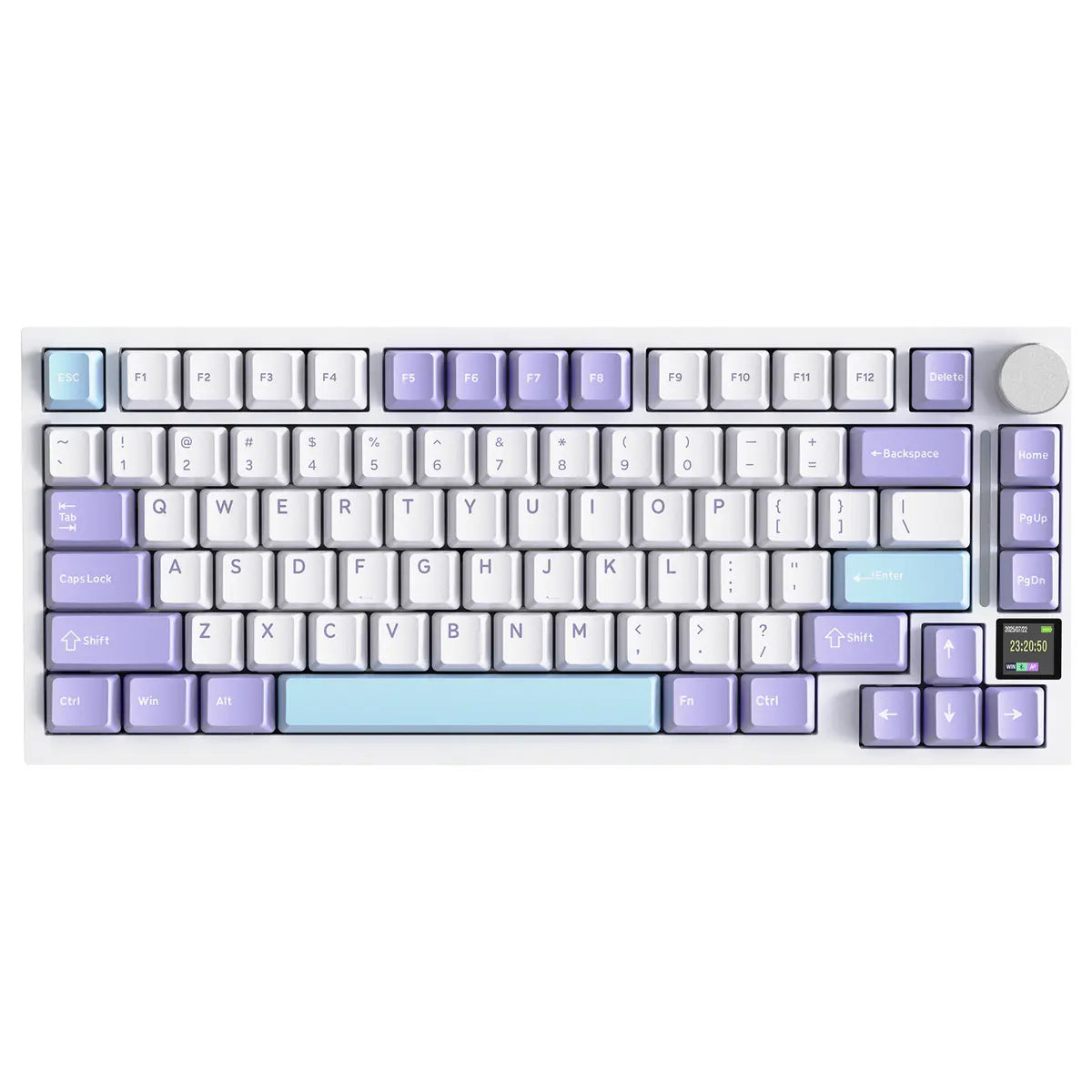 Attack Shark X820 75% Tri-Mode Ultra Mechanical Keyboard - Starlight White - Shark Switch