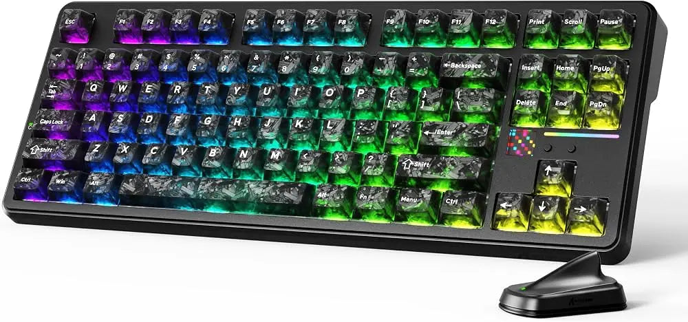Attack Shark X87 Ultra 8K Mechanical Wireless Gaming Keyboard - Ink Shade