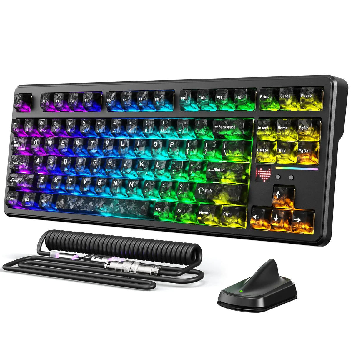 Attack Shark X87 Ultra 8K Mechanical Wireless Gaming Keyboard - Ink Shade