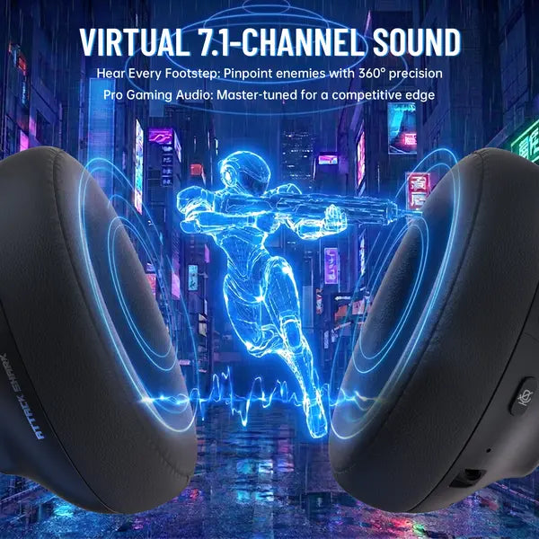 Attack Shark L50 PRO Wireless Gaming Headset - Black