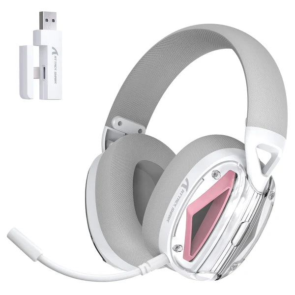 Attack Shark L80 Pro Wireless Gaming Headset - White