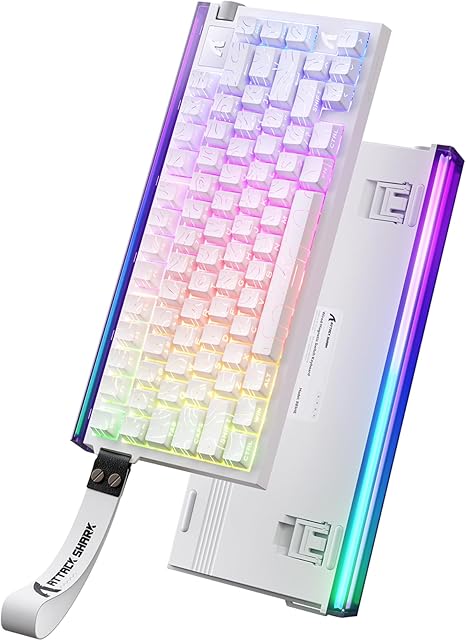 Attack Shark R85 HE 75% Wired Mechanical Keyboard - White (Contour) - PakByte Computers  