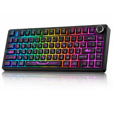 AULA F75 Wireless Mechanical Keyboard – Neonight – LEOBOG Greywood V3 Switches