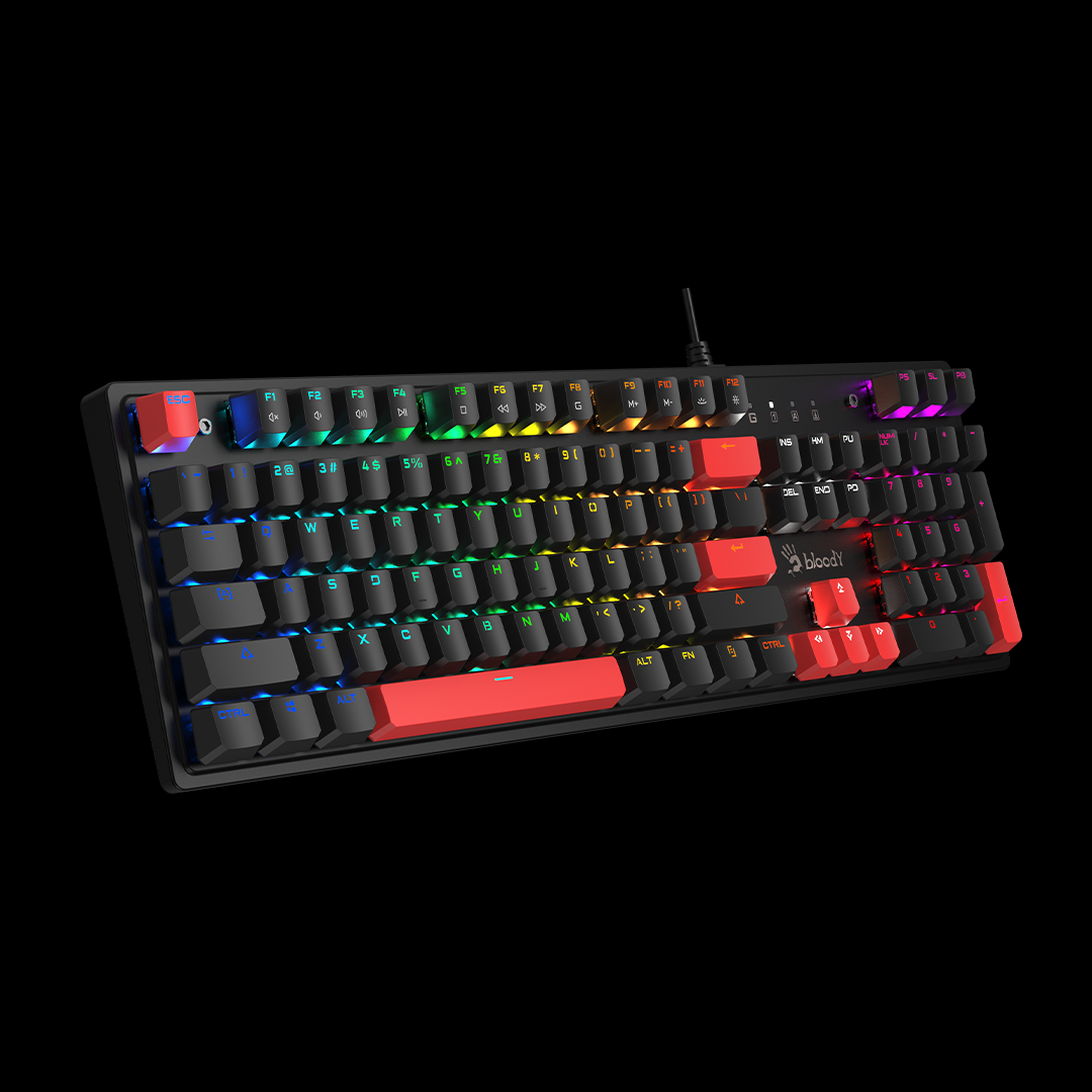 BLOODY S520N (FIRE BLACK) MECHA LIKE SWITCH - PakByte  