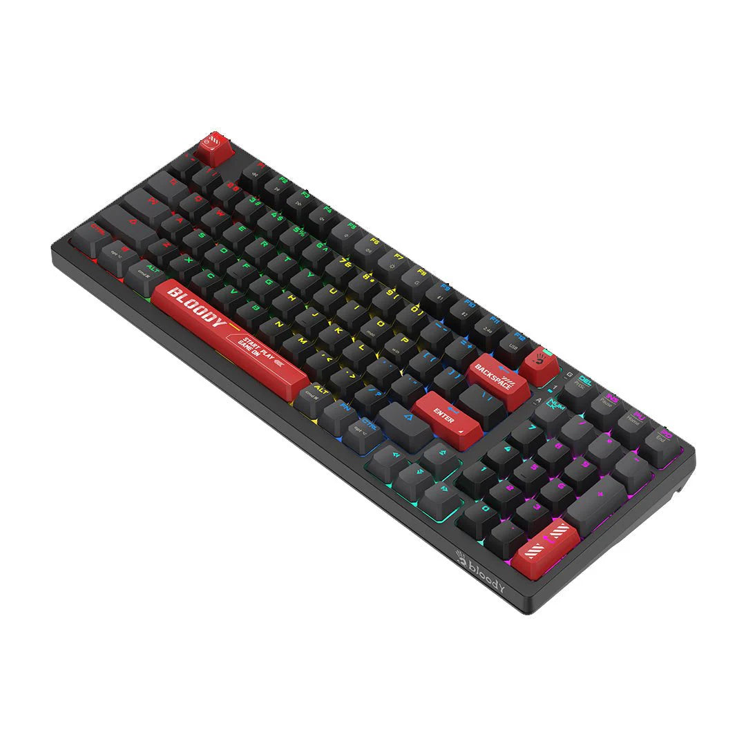 BLOODY WS98 (RED) DUAL CORE WIRELESS RED SWITCH (MECHANICAL) - PakByte  