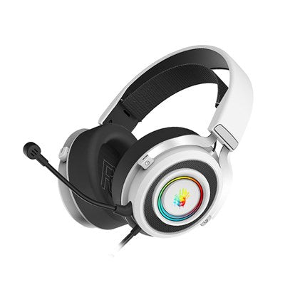 Bloody G535 Virtual 7.1 Surround Sound USB Gaming Headset - White/Black - EasySkins, Inc. 
