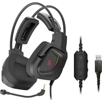 Bloody G575 Pro Dual Mode RGB Gaming Headset - 7.1 Virtual Sound - Gun Grey - EasySkins, Inc. 