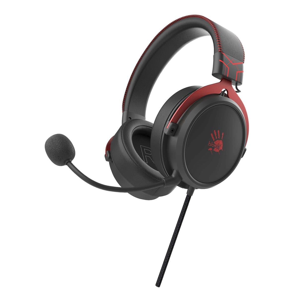 Bloody M590i Virtual 7.1 Surround Sound Gaming Headset - Sports Red