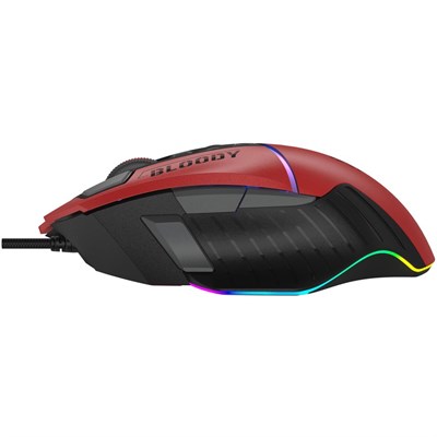 Bloody W95 Max RGB Extra Fire Gaming Mouse  - Sports Red - EasySkins, Inc. 