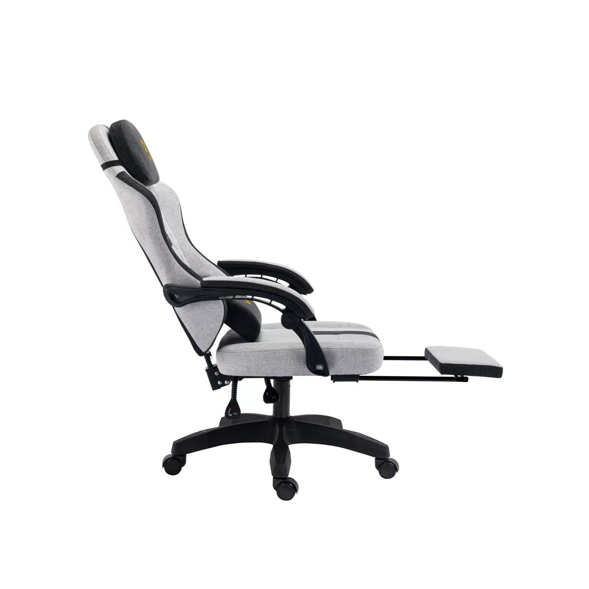 Boost Surge Pro Fabric Gaming Chair - Black/Grey - PakByte Computers  