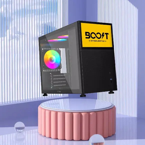 Boost T-Rex LED Mini-Tower microATX Case