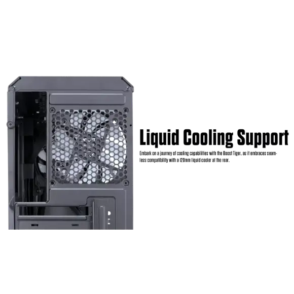 Boost Tiger PC Case with 3 RGB Fans - PakByte Computers 