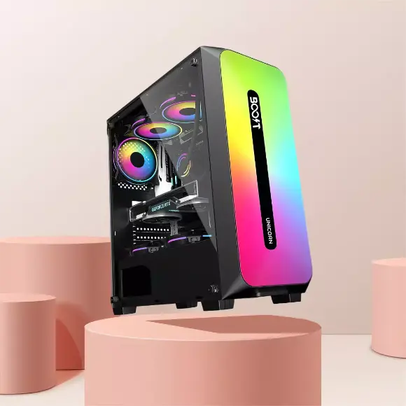Boost Unicorn Case with 3 ARGB Fans