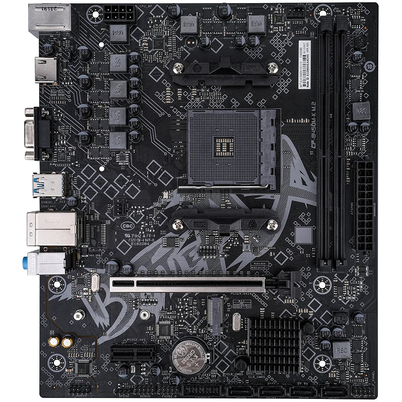 COLORFUL BATTLE-AX B450M-K M.2 V14 Motherboard - EasySkins, Inc. 