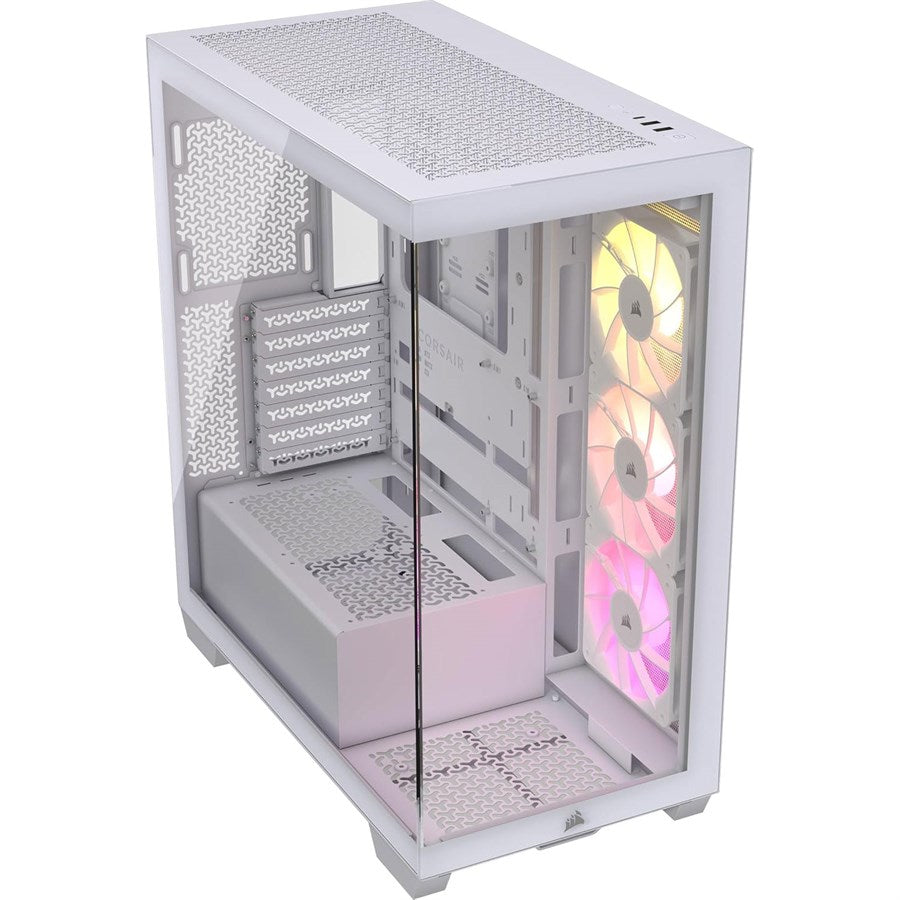 CORSAIR 3500X ARGB Mid-Tower ATX PC Case, White, CC-9011279-WW