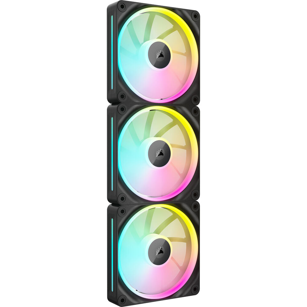 Corsair iCUE LINK LX120 RGB Triple 120mm PWM Fan Starter Kit - Black