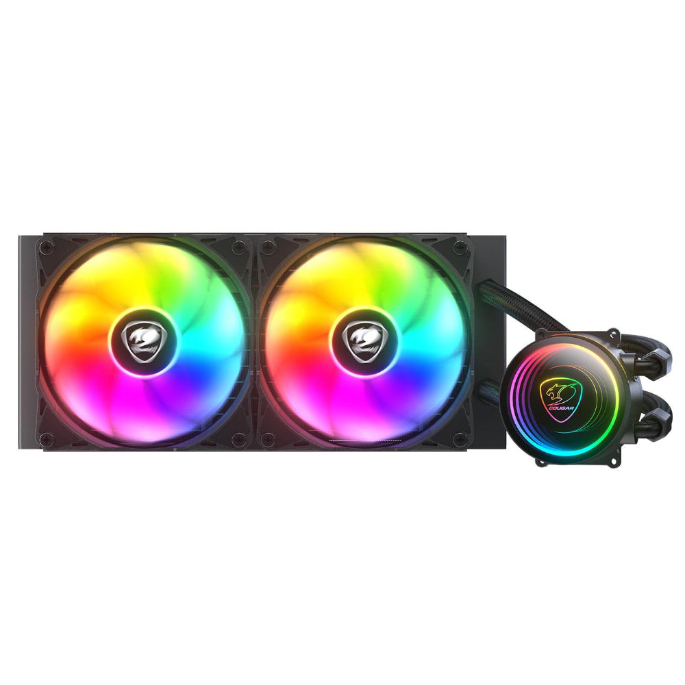 Cougar Poseidon Elite 240 ARGB AIO Liquid CPU Cooler - Black