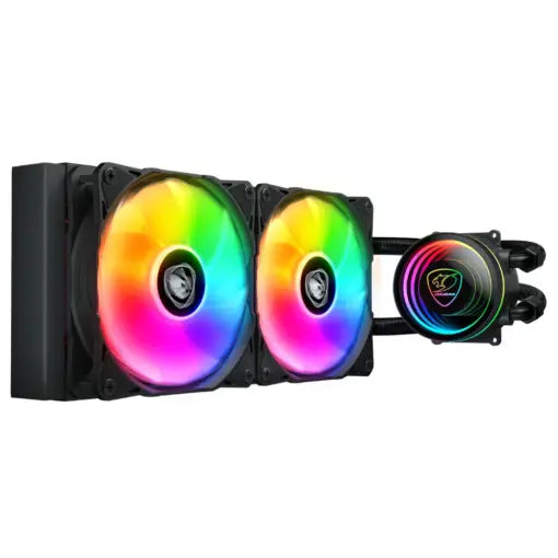 COUGAR POSEIDON ELITE 240 ARGB AIO Liquid Cooler - PakByte Computers  