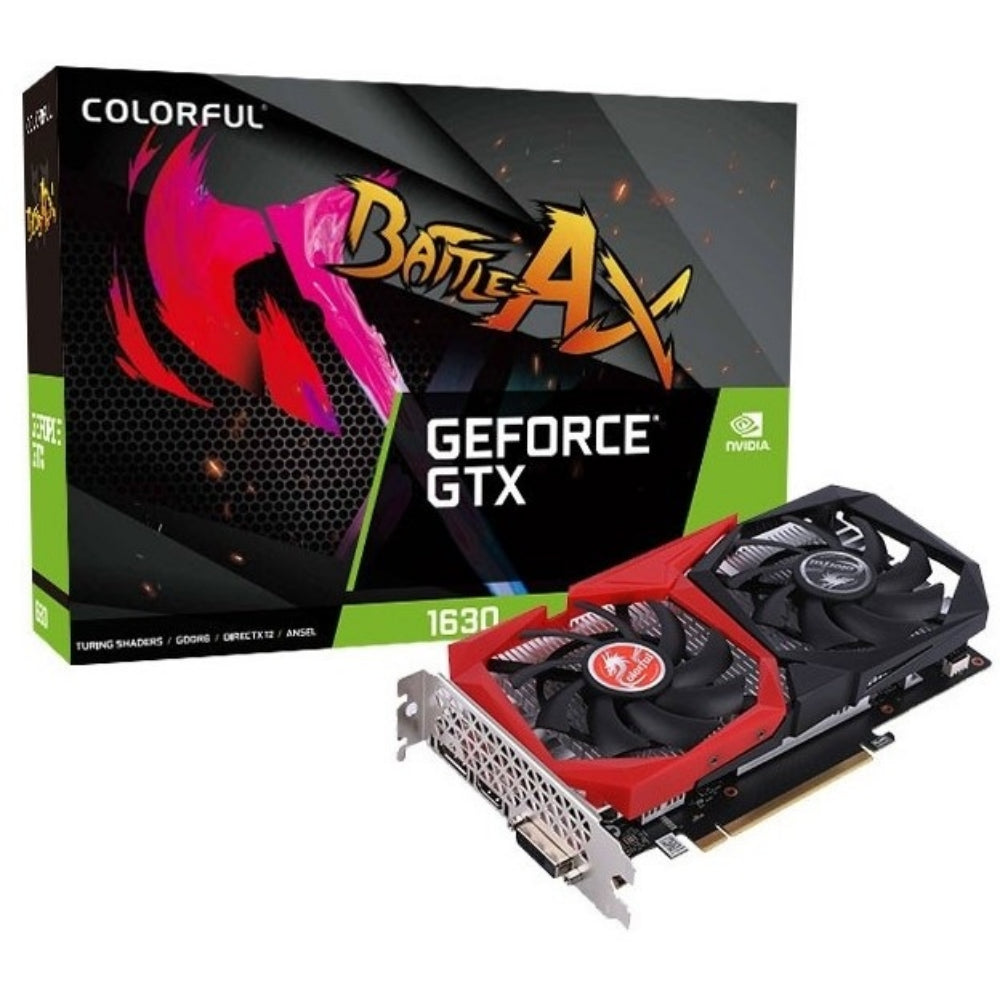 Colorful BATTLE-AX GeForce GTX 1630 NB 4GD6-V Graphics Card - PakByte Computers  