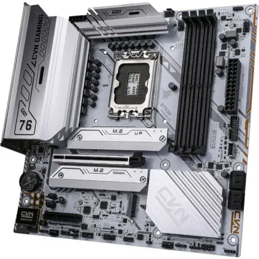 Colorful CVN B760M Frozen WiFi D5 V20 DDR5 LGA1700 microATX Motherboard - PakByte Computers  