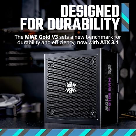 Cooler Master MWE Gold 850 V3 Fully Modular Power Supply - PakByte Computers  