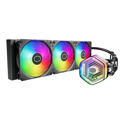 CoolerMaster MasterLiquid 360 Atmos ARGB Liquid Cooler - PakByte Computers 