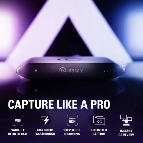 Corsair Elgato HD60X 1080p60 HDR10 External Capture Card - PakByte Computers 