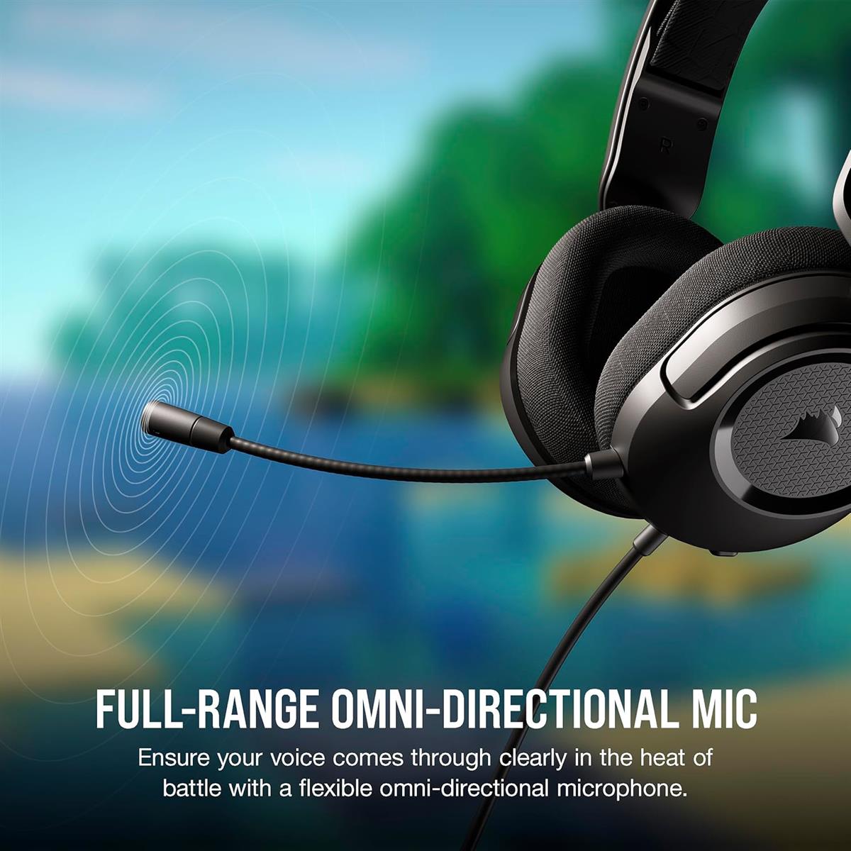 Corsair HS35 v2 Multiplatform Wired Gaming Headset, Flexible Omni-Directional Microphone, Universal 3.5mm Connection, PC, Mac, PS5, PS4, Xbox, Nintendo Switch, Mobile – Carbon - PakByte  