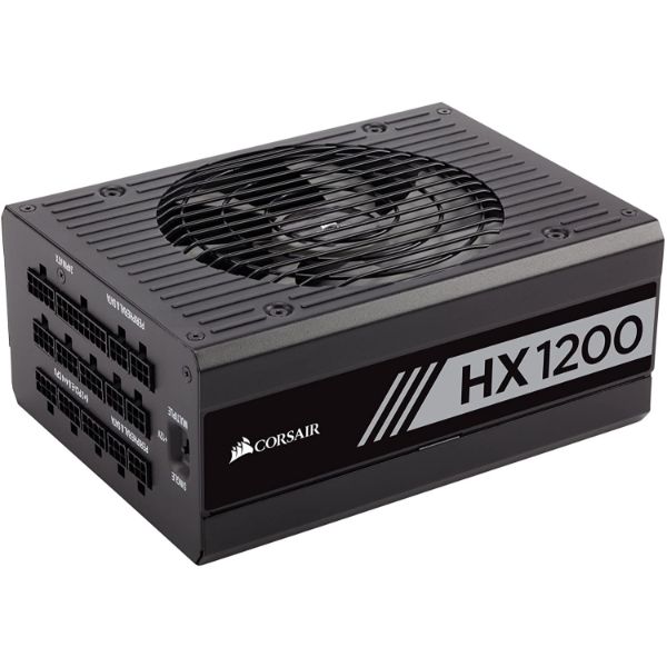 Corsair HX Series, HX1200, 1200 Watt, Fully Modular Power Supply, 80+ Platinum Certified