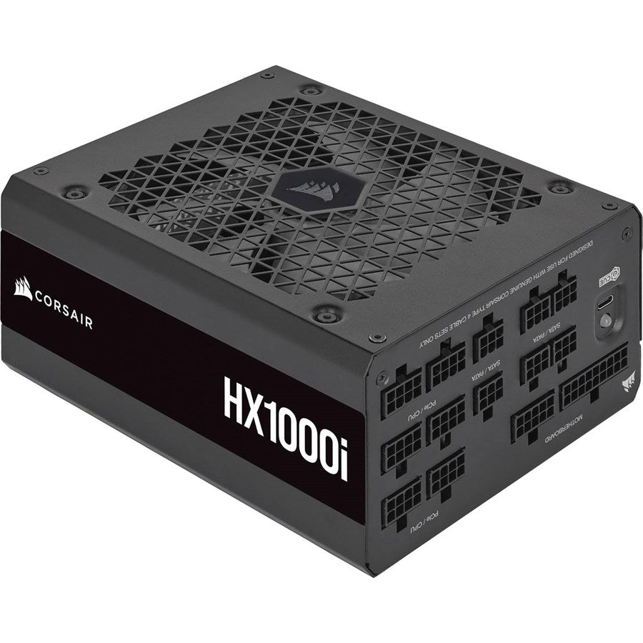 Corsair HX1000i Fully Modular Ultra-Low Noise Platinum ATX 1000 Watt PC Power Supply (UK) - PakByte  