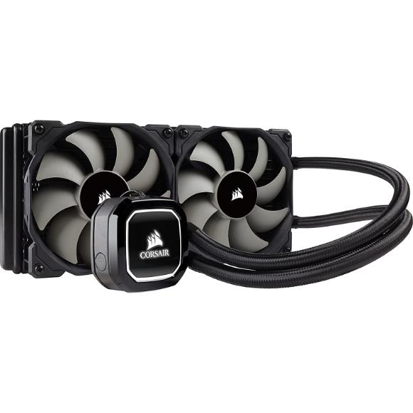 Corsair Hydro H100X Dual Fans Liquid CPU Cooler - Black