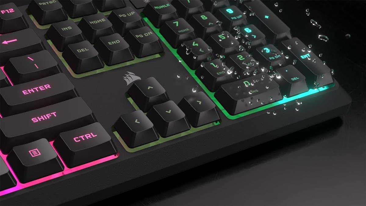 Corsair K55 Core RGB Gaming Keyboard - Black - PakByte Computers 